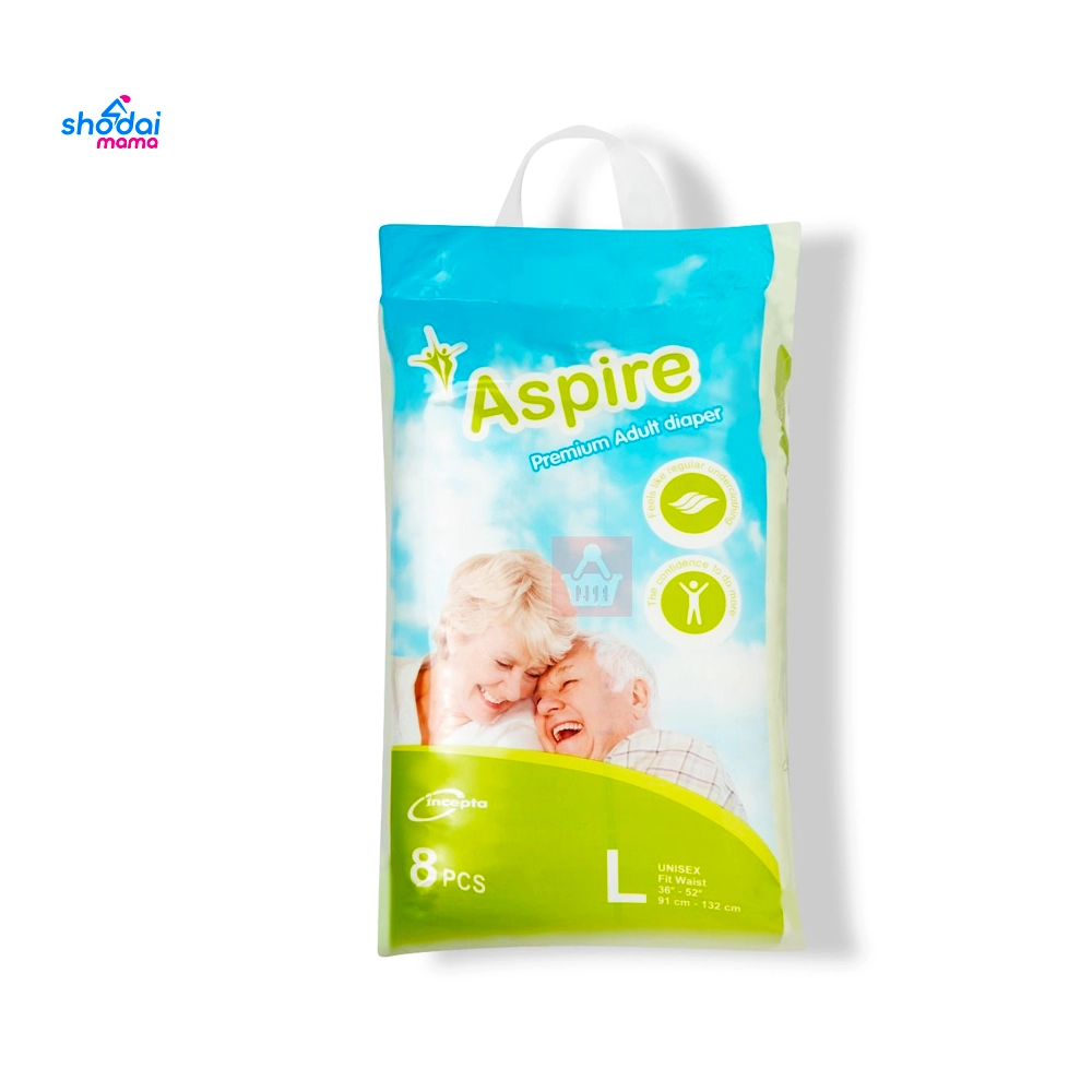 Aspire Premium Adult Diaper L size 8pcs